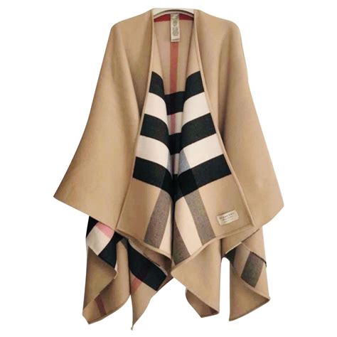 burberry embroidered cape|authentic Burberry poncho.